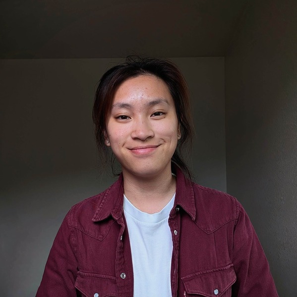 A portrait of Ashley Vo, the website developer